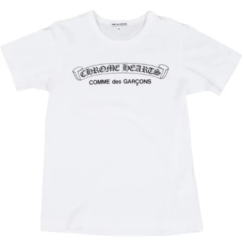 Comme Des Garcons x Chrome Hearts White T-Shirt