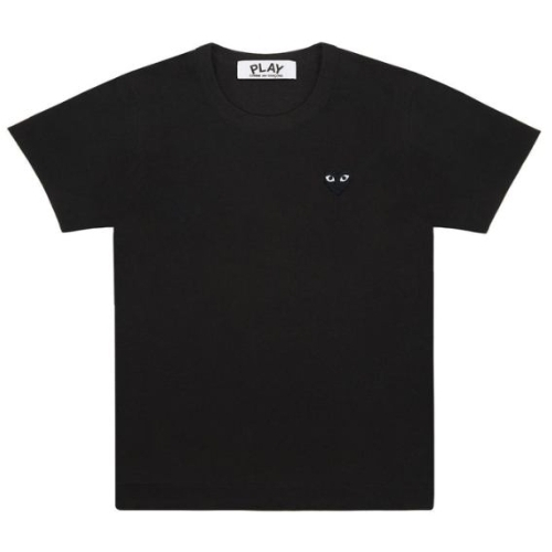 Comme des Garcons Play Basic T-Shirt – Black Emblem