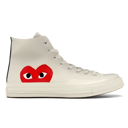 Comme des Garcons Play x Converse Chuck Taylor All Star​ High White