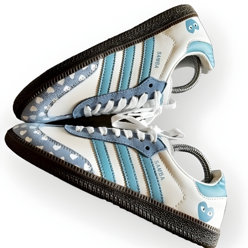 Comme des Garçons x Adidas Samba White/Blue