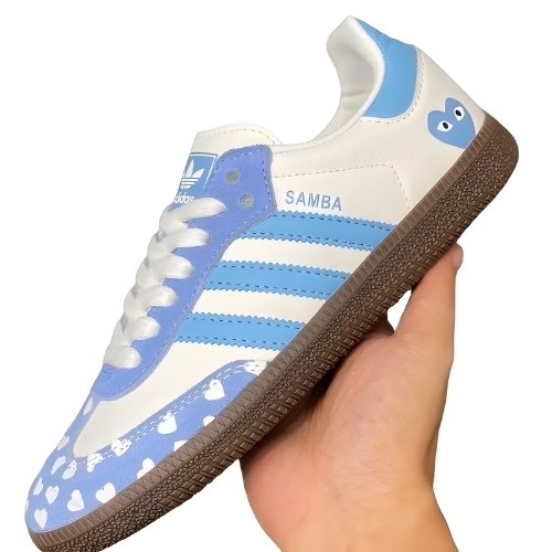 Comme des Garçons x Adidas Samba White/Blue