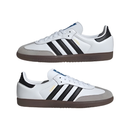 Women CDG x Adidas Samba Golf Shoes White/Black