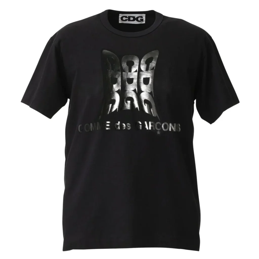 Comme Des Garcons Abstract Logo Black T-Shirt